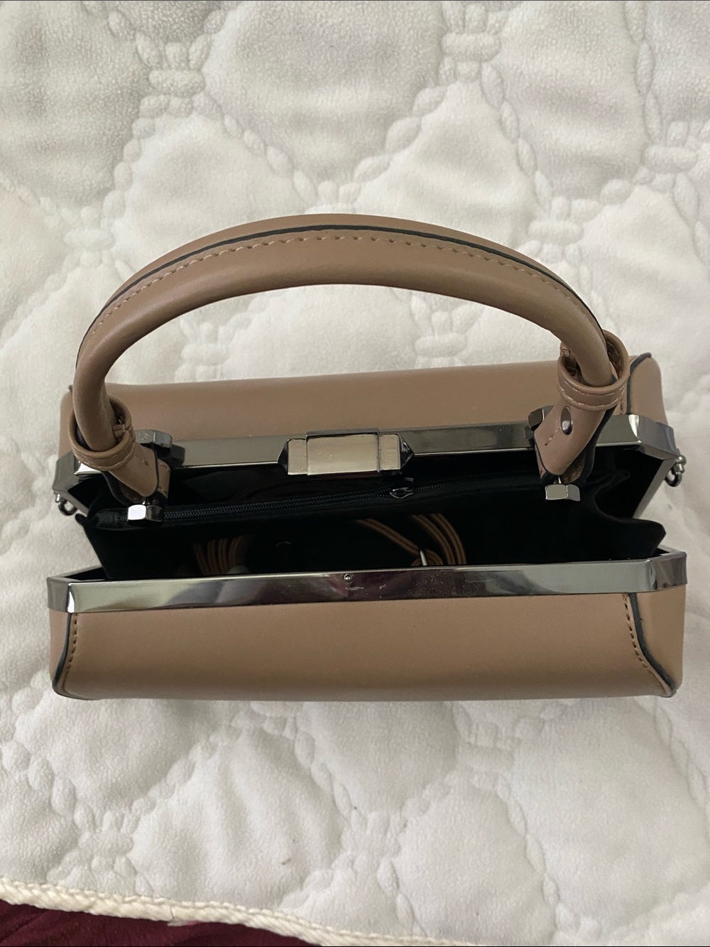 Structured Top-Handle Satchel in T - Picture 5 of 5